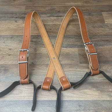 Custom Leather Suspenders